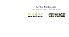 Desktop Screenshot of mythicmultimedia.com